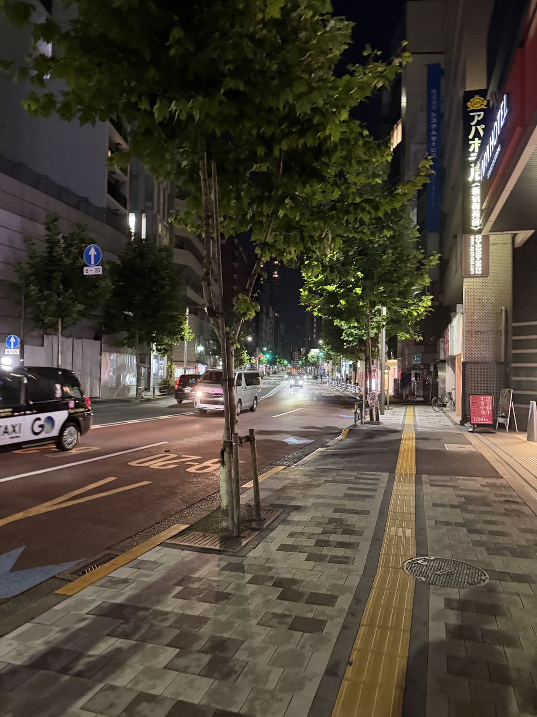 新宿 — 深夜的干道